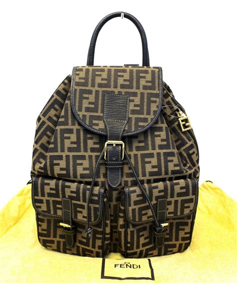 vintage fendi zucca backpack|old Fendi bags for sale.